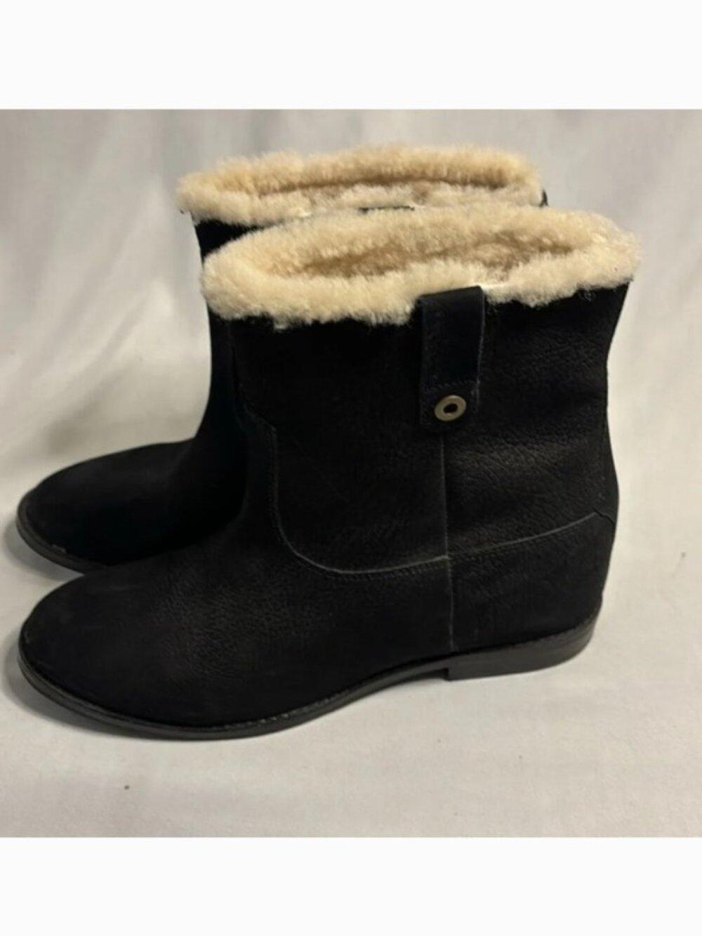 Cole Haan Grand OS Black Suede Ankle Boots Size 9.5